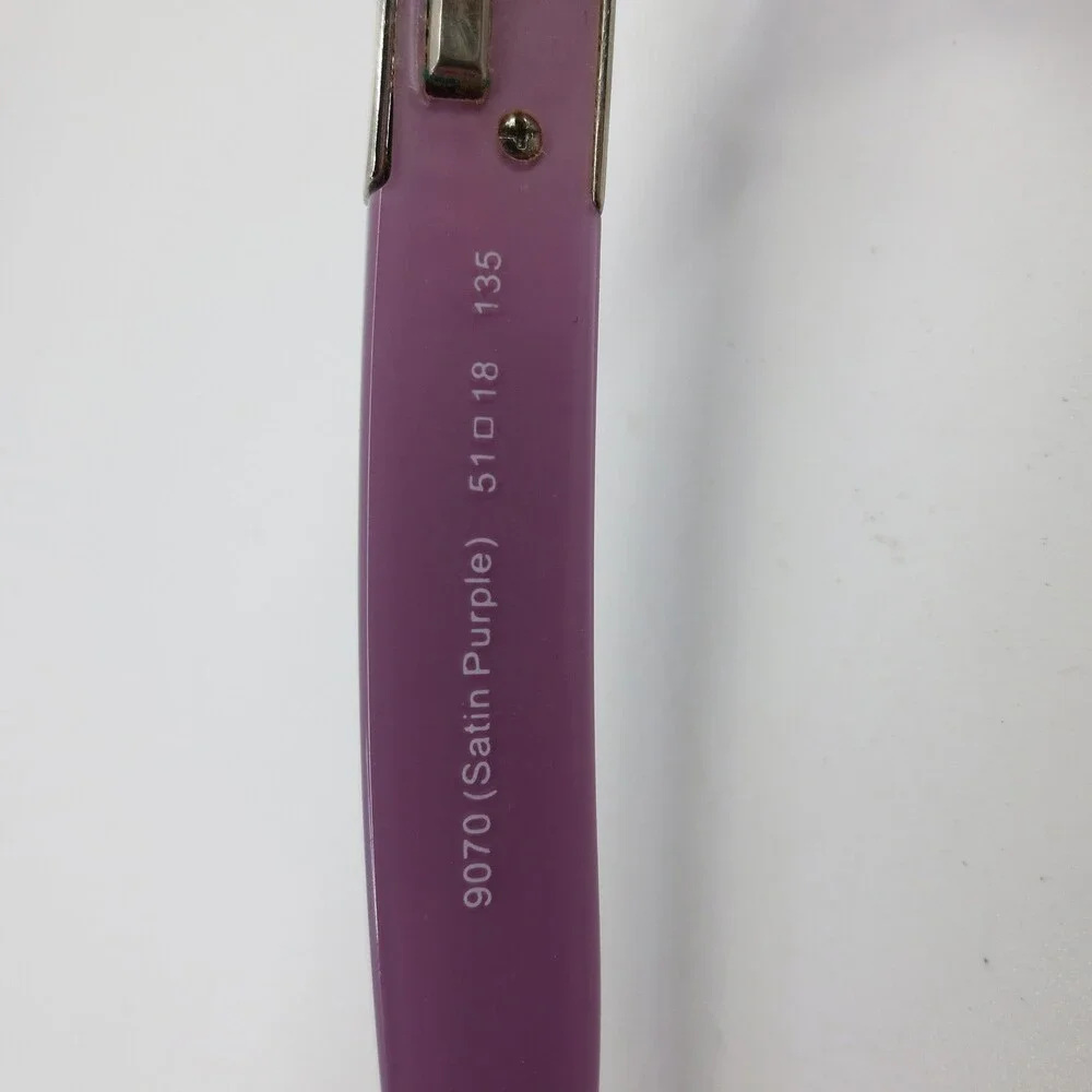 Coach HC 5016Q Sherri Eyeglasses Satin Purple Rectangular Frames 51-18-135 9070 - Picture 5 of 8